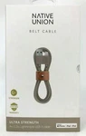 New Native Union Belt Cable 4' 8-PIN Usb Charging Taupe Leather For Iphone. Fixed Price $18.95.