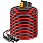 Ansoufien Solar Panel Connector XT60 Cable 20 Ft, Black Red. Fixed Price $49.23.