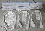 Stellar Labs 3-PACK 6-INCH Extension Cord With Flat Rotating Plug White. Fixed Price $19.99.