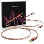 Ucinnovate 2 Pack 13AWG Speaker Cables With Banana Plug, (1.5M / 4.9FT. Fixed Price $24.64.