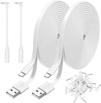 2 Pack 10FT Power Extension Cable Compatible With Cam V4,WYZE V3,WYZE. Fixed Price $14.67.