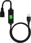 (3FEET) 3-PRONG Outdoor Waterproof Extension Switch Cord, 3-FEET, Black. Fixed Price $23.23.