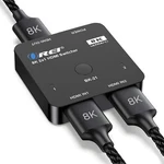 Orei 2X1 Hdmi Switcher W/ Audio Out: 2-IN 1-OUT, Ultrahd 8K, Edid (BK-21). Fixed Price $22.00.