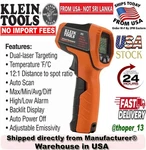Klein Tools IR5 Dual-laser Infared Thermometer New Full Box/sealed! Freeship. Fixed Price $44.50.