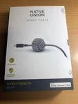 Native Union Night Lightning To Usb 10 Ft Cable With Weighted Knot Zebra Mfi. Fixed Price $59.99.