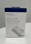 Lot Of 12 Insignia 4-PORT Usb Travel Wall Charger 4.2A 21W, New, Seller. Fixed Price $25.00.