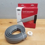 Belkin F8B023 6 Foot Cord Concealer, Gray, 1.8M, Fits Up To 3/4" Cables - New. Fixed Price $7.99.
