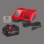 Milwaukee M18 Redlithium Forge XC8.0 Ah Battery Starter Kit W/ Rapid Charger. Fixed Price $179.98.