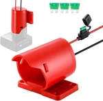 Power Wheel Adapter For Milwaukee M12 12V Battery With Fuse & Wire Terminals.... Fixed Price $14.81.