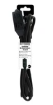 Xtreme Power Indoor Extension 6 Ft W/deco Style Flat Fabric Cord (black). Fixed Price $27.09.