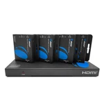 Orei 1X4 Hdmi Extender CAT6/7 1080P Ir Remote Edid Management - Up To 165 Ft. Fixed Price $169.21.