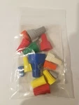 (11 Packs) Variety Bags Easy-cap Wire Connector Conical Nuts Morris Mixed 154. Fixed Price $24.99.