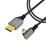 Gelrhonr 90 Degree Micro Hdtv To Cable, 48GBPS Ultra High Speed 1 Meter. Fixed Price $22.01.
