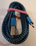 Aioneus 5.5FT Blue Braided Micro Usb Charging Cable High Speed Data Sync. Fixed Price $10.95.