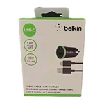Belkin Usb-c Car Charger 10W Fast With 6FT Cable Black. Fixed Price $12.95.