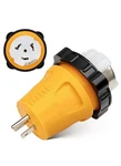 Amp To 110V Rv Marine Adapter Plug, Nema 5-15P SS2-50R Twist. Fixed Price $14.99.