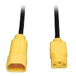 Tripp Lite P005-006-YW Power Cord 6FT C13 C14 15A 250V Black Yellow. Fixed Price $29.72.