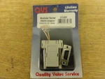 New Qvs Modular Serial Adapter RS232 CC437 DB9F/RJ12F 6 Wire *free Shipping*. Fixed Price $9.99.