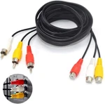 10FT 3-RCA To Female Extension Audio Video Cable Hdtv Dvd Cord Av N323. Fixed Price $8.99.
