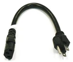 1FT = 12" Power Cord 14 Awg Prong Ac Plug To Iec C13 For Pc Amp Monoprice 5289. Fixed Price $15.81.