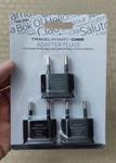 Conair Travel Smart Power Adapter Plugs For Europe, Middle East, Asia, Caribbean. Fixed Price $9.99.