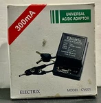 Electrix CV001 Universal Power Adapter Multi-tip Ac/dc 3-12 300 Ma. Fixed Price $10.00.