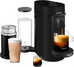 Nespresso Vertuo Plus Deluxe By De'longhi W/ Aeroccino Milk Frother, Piano Black. Fixed Price $120.99.