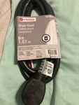 Toltec S 6 Feet Long Dryer Cord New In Package. Fixed Price $13.99.