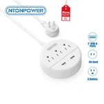 Ntonpower Wall Mountable Usb Strip With Ports 3 Outlet Plugs. Fixed Price $14.44.