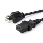 Prong Power Cord Nema 5-15P To C13, 18 Awg, Not Extension, Black, 6 Feet. Fixed Price $13.38.