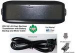 Ashley Lift Chair Power Recliner Transformer W/battery Backup Motor Cable 29V2A. Fixed Price $20.57.