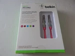 Belkin AV10127TT03-PNK 3.5MM Mixit Aux Cable 3FT Pink New. Fixed Price $13.99.