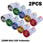 2PCS 22MM Mini Led Voltmeter Digital Display Voltage Tester Dc 6-100V. Fixed Price $12.56.