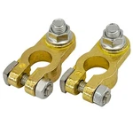 Ampper Brass Battery Terminal Connectors, Top Post Flange Nut, 1 Set. Fixed Price $20.99.