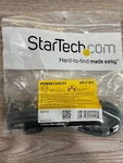 Startech Laptop Power Cord Black Nema 5-15P C13 6 Ft PXT101NB3S. Fixed Price $10.00.
