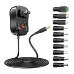 Powseed 6V 9V 12V 15V 18V 20V 24V Dc Power Supply Universal Adapter Black. Fixed Price $23.16.