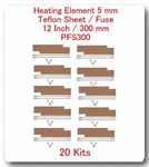 Heating Elements 5 +20 Ptfi Sheets For Impulse Sealer 12" / 300MM PFS300. Fixed Price $55.17.