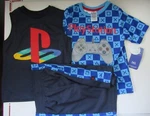 Sony Playstation Logo 3 Piece Set Child 5/6 Shirt Tank Top Shorts Isaac Morris. Fixed Price $19.99.