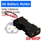 Battery Holder Case Box With 3" Wire Leads For 2X Series Aa Batteries 3V Us. Fixed Price $5.95.