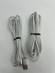 2X Just Wireless Usb Cable For Iphone Xs Xr 8 7 6S Plus Se 5S White. Fixed Price $9.99.