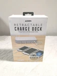 North Retractable Charge Dock Charging Station 2 Micro-usb Lightening Cables. Fixed Price $33.00.