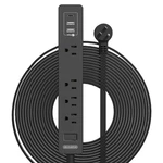 Flat Extension Cord 15 Ft, Ultra Thin Under Carpet, Rug, .... Fixed Price $31.24.