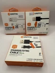 Lot Of Genuine Griffin 0.9M 3' Charge Sync Micro Usb Cables. Fixed Price $12.00.