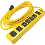 Coleman Cable 154584 Yellow Jacket Metal Surge Protector Strip, 15-FOOT Cord, 6-. Fixed Price $77.07.