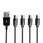 Cerrxian Usb Type Splitter Charging CABLE,1FT 4 Multi. Fixed Price $14.12.