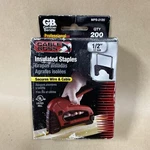 Gardner Bender MPS-2125 Cableboss Staple, Inch, Secures Coax: RG-6, 200 Count. Fixed Price $8.50.