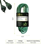 Go Green Power Inc. (GG-13725GN-M) 16/3 Sjtw Outdoor Extension Cord, Foot. Fixed Price $24.99.