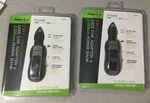 Poweritup 2-PACK 3,000MAH Portable Bank +usb Car Adapter, Charger. Fixed Price $18.97.