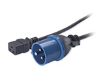 Apc Power Cable Iec 60320 C19 To 60309 (m) 2.5 Black For AP9876. Fixed Price $239.99.