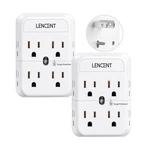 Lencent 2 Prong Power Strip, 3 To Outlet Adapter, Surge Pro... Fast Ship. Fixed Price $48.67.